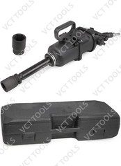 4000FT/LB Air Impact Wrench 1″ Drive Gun Long Commercial Truck w 2 Sockets Shank
