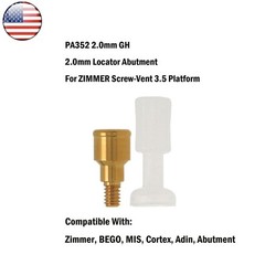 Dental Core Tool Ø3.5mm for BEGO, Zimmer, MIS, Cortex, Adin Attachment Abutments