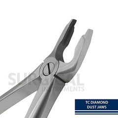5 Pc Dental Extracting Forceps F1, 2,3,4,7 Diamond Dusted Gold Handle German GR