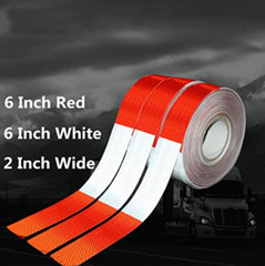 Car Bumper Reflective Stickers Warning Strip Tape Secure Reflector Stickers US