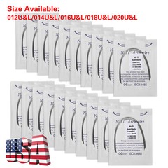 10pcs/pk Dental Orthodontic Niti Arch Wire Round Ovoid Form all size option
