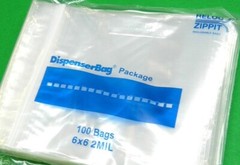6×6 Zip Seal Lock Closure Reloc Zippit Bags Clear 2mil Poly Bags 100Pc 6″ Square