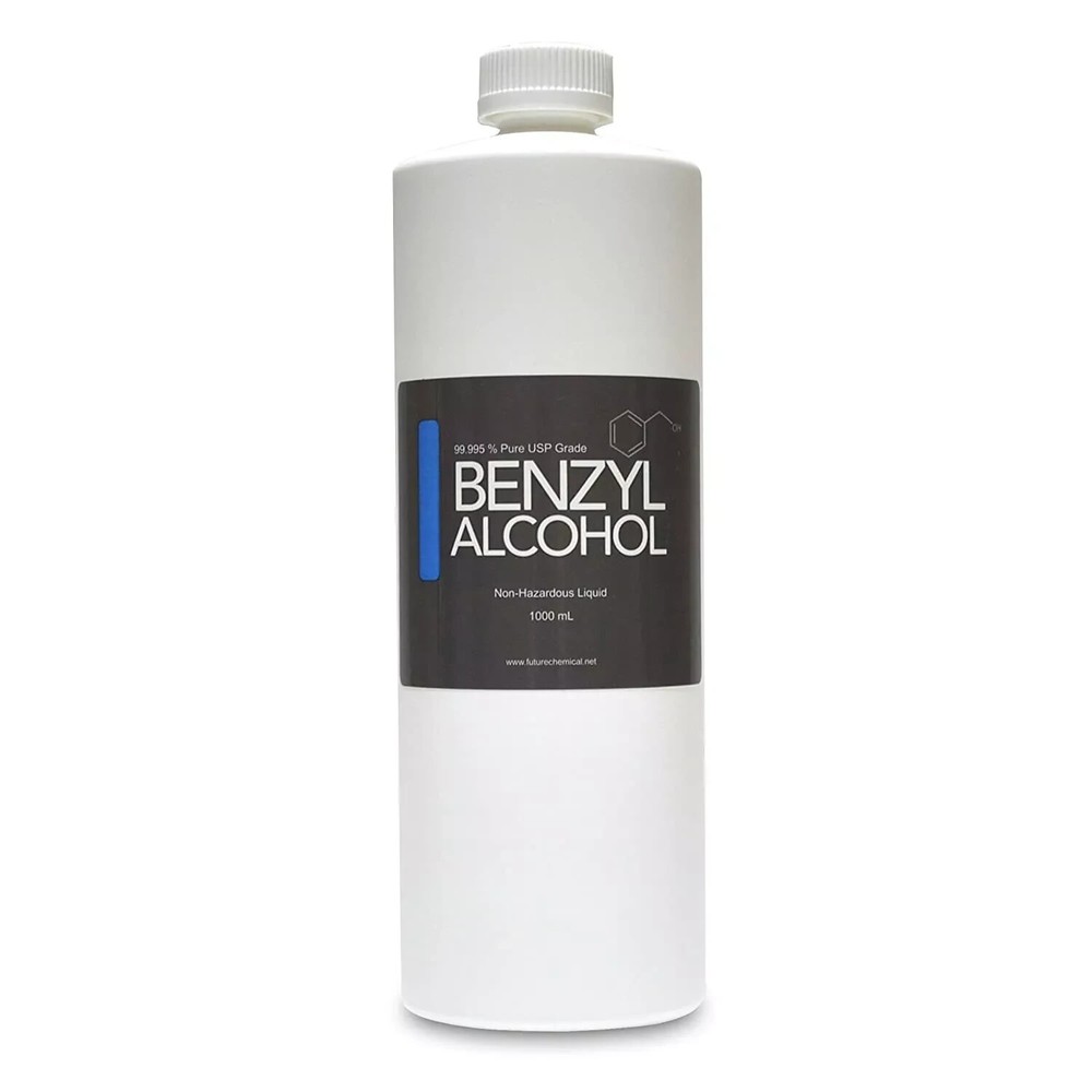 BENZYL ALCOHOL 32 oz. 1000 ML 99.9% USP Grade in BPA free plastic container