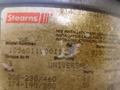 GENERAL ELECTRIC SK42HN4202 w/ STEARNS 105601100011 UNMP