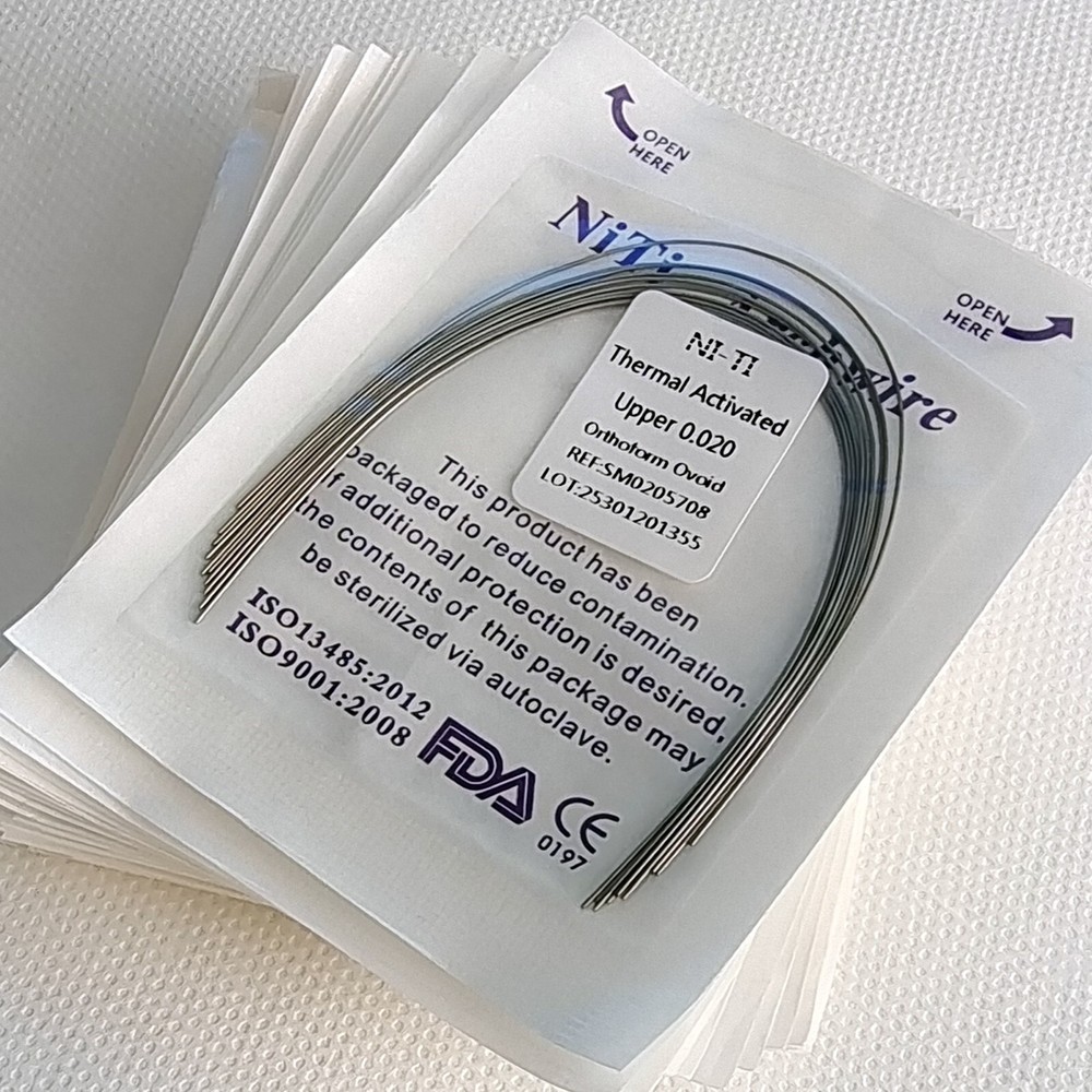 Dental Orthodontic Brackets Braces /Heat Thermal Activated Niti Arch Wires
