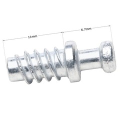 Screw Dowel for all system 6 housing cam connector Screw in Panel to Panel, Zinc