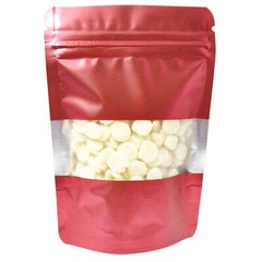 200 Matte Standup Zip Seal Bag in with Clear Window for Dried Foods Candy Sugar