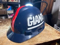 New York Giants Official NFL Hard Hat MSA Medium Made in USA Old Logo