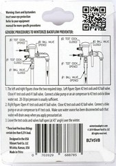 Schrader Valve to SAE 45-degree Flare | Winterize Backflow Preventer & Sprinkler