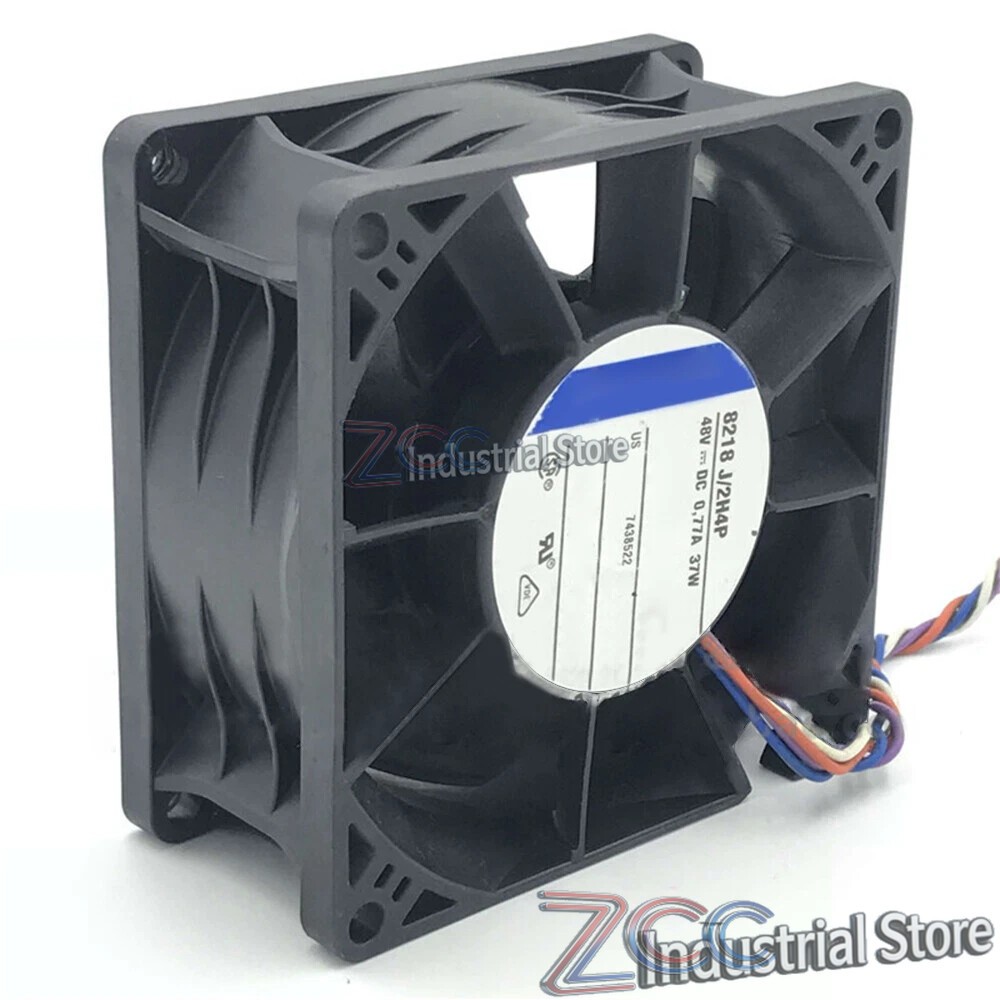 Ebmpapst 8218J/2H4P 48V 0.77A 37W 80x38mm 4-Wire PWM Server Fan