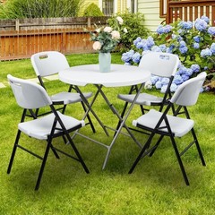 8 Packs Commercial Plastic Folding Stackable Chairs Seats -Event Wedding Party
