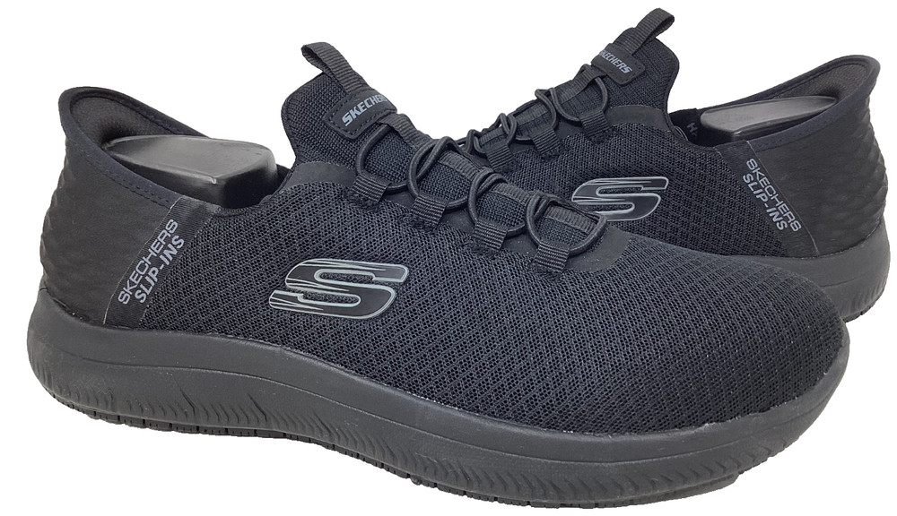 Skechers Men’s Slip-Ins Work SR Summits Colsin Shoes Black Wide Size:9.5 155ST
