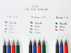 Pilot G2-10 Gel Ink Rolling Ball Pen Refills, 1.0mm Bold Point, 3 Packs