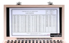 81 Pcs Steel Gauge Block Set, Grade B, P900-S581