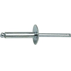 Large Flange Pop Rivets 1/4″ x 3/4″All Steel (8-12) Dome Head Qty 250