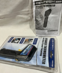 Cen-Tech Infrared Thermometer with Class II Laser Targeting – Item #61894