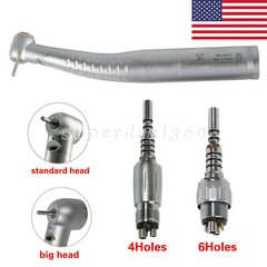 NEW Dental Fiber Optic LED High Speed Handpiece 6Hole Quick Coupler mx