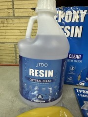 NEW JTDO Epoxy Resin Kit Crystal Clear Conforms To ASTM D4236 1 Gallon (128oz)
