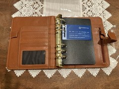 Franklin covey Vintage Aurora Full Grain Italian Leather Compact New