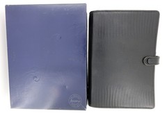 Unused 1990s FILOFAX Tejus Organizer Calf Leather Made in England Unused Inserts