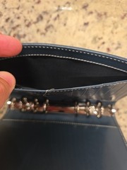 Filofax Holborn Personal Size Blue Deluxe Leather Ring Organizer / Planner