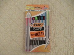 Bic Cristal Xtra-Bold Ball Pens (8-Set) (Assorted Colors) (New/Sealed)