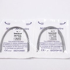Heat Thermal Activated Rectangular Niti Wire Arch Ovoid Form Upper Lower All
