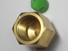 1- Cajon Swagelok Brass Reducing Adapter, 3/8″ MNPT x 3/4″ FNPT, B-12-RA-6