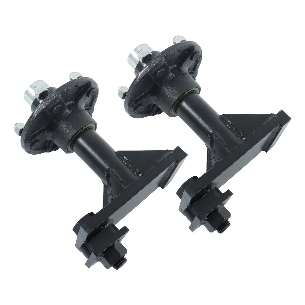 Labwork 5 × 5.5 Lug Superior Shipping Container Wheels and Bolt-On Spindle Kit
