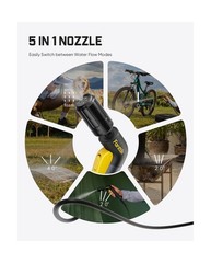 Fanttik NB10 Fold Cordless Electric Pressure Washer, Foldable Sprayer Washer …