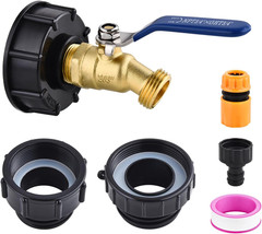 275-330 Gallon IBC Tote Tank Adapter 3-Size IBC Tote Hose Adapter 2.44″ Fine 2 “