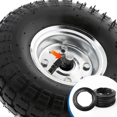 Push Nuts for Dolly Wheel Lock Washers, Hard-To-Find Spring Steel Push-On Pus…