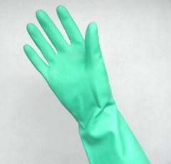Mapa AF-18 Green Stansolv Nitrile Gloves Chemical Resistant Size 11 – Pair