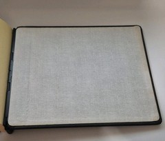 Wilson Jones Raven Post Binder 2-1/2” Black Vinyl 241-40N vintage Blank Pages