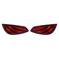 Left Right Rear Brake Lamps for S-Class W222 2013-2020 LED Red Housing Pair