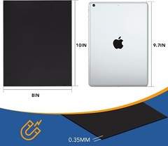 Versatile 8″ x 10″ Flexible Magnetic Sheets with Adhesive Backing – 6 Pack