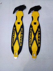 Lot Of 2 Used Klever Xchange Box Cutter Opener Carton Cutter