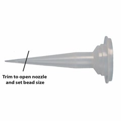 Pro Sausage Caulk Gun, 25:1 Thrust – 20 oz Foil Pack and 10 oz Cartridge, 3 Tips