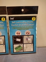 LOT OF (3) Jot Self-Laminating Sheets (3pc) each pack / Size: 4.5 x 6.5