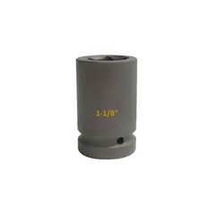 1-1/8″ x 1″ Drive, 6 Point Deep Impact Socket, Spindle Axle Nut by X1 Tools