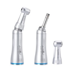 AZDENT Dental Contra Angle Inner Water Spray Slow Speed Handpiece Push Button