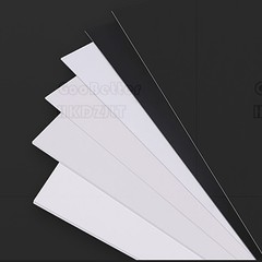 PVC Plastic Sheet Thin Slice White Black Thick 0.2 mm 0.3 mm – 2 mm A3 A4 A5