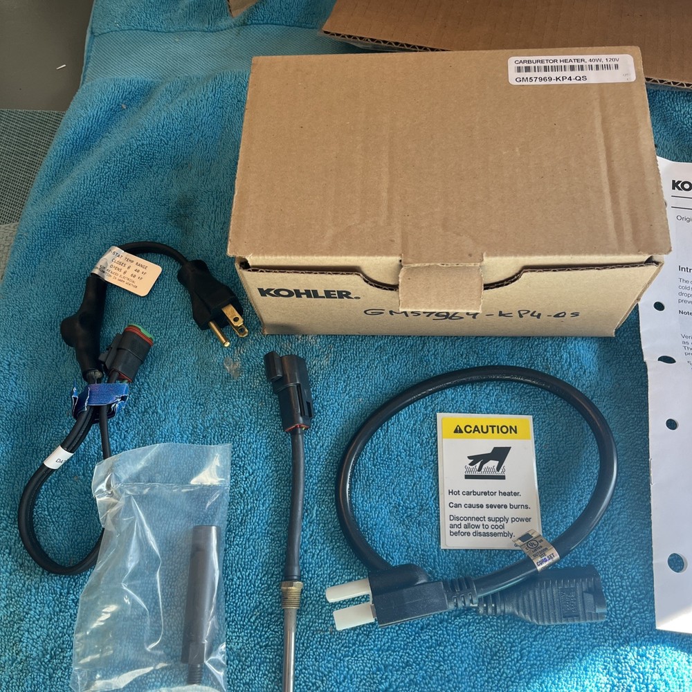 KOHLER CARBURETOR HEATER GM57969-KP4-QS 40W 120V NOS