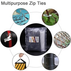 Black / White Nylon Plastic Strong Cable Ties Short Long Zip Tie Wraps 60-1500mm