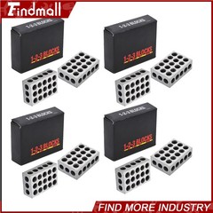 4 Matched Pair Ultra Precision 1-2-3 Blocks 23 Holes .0001″ Machinist 123 Jig