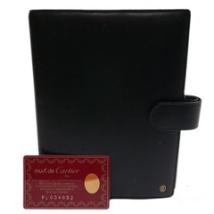 Authentic Cartier Pasha notebook cover Leather #8965