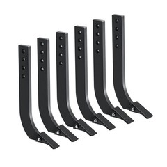 1/5/6 Pack Box Blade 18” Ripper Shank 4 Hole Box Scraper Shank Black