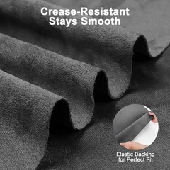 Premium Red Suede Fabric Wrap – 17×70 inch Suede Wrap for Car Interior – Self-Ad