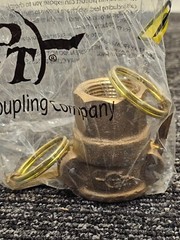 (QTY 2) PT Coupling 10B Aluminum Groove and Cam Lock Stainless Steel