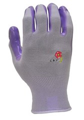 G & F 1522 Women Work Garden Gloves With Micro Foam Coating Texture Grip 12 Pair